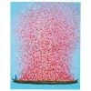 Kare Design Bemalter Leinwanddruck Flower Boat 1 Kare Design Bemalter Leinwanddruck Flower Boat -Andrea House Store 1496169