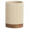 Andrea House Zahnputzbecher Laura Mit Holz-Dekor -Andrea House Store 1569316