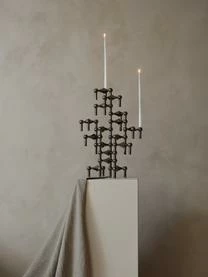 Kerzenhalter Stoff Nagel, 3-er Set 4 Kerzenhalter Stoff Nagel, 3-er Set – Bild 2